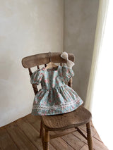 Edel Dress Romper_Mint Floral