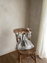 Edel Dress Romper_Mint Floral