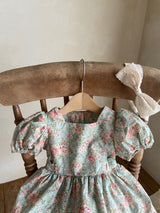 Edel Dress Romper_Mint Floral