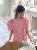 Rose Bloom Dress_ Pink