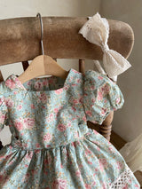 Edel Dress Romper_Mint Floral