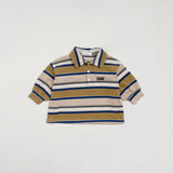 Mitte Multi-Stripe Polo Top_Olive
