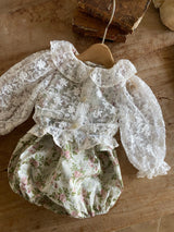 Lace Frill Neck Cardigan