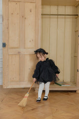 Caris Sha Dress Romper _Black