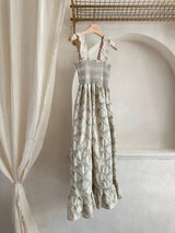 Green Veil Embroidered Adult Dress