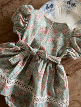 Edel Dress Romper_Mint Floral