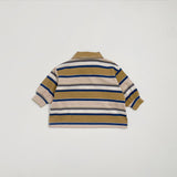 Mitte Multi-Stripe Polo Top_Olive