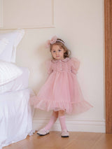 Eloise Organza Dress_ Pink