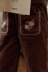 Clement Embroidered Corduroy Pants
