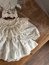 Lacenne Lace Floral Bonnet