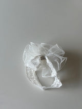 Pearl Lace Headband_ 2 Colours