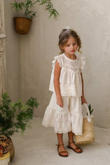Mio Blouse & Pants Set_ Cream