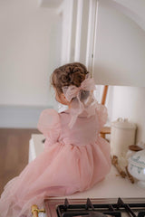 Eloise Organza Dress_ Pink