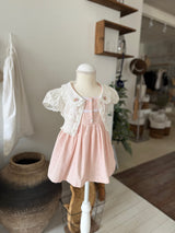 Luna Floral Bolero Blouse_Pink