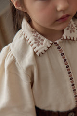 Ashby Embroidered Corduroy Blouse