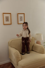 Ashby Embroidered Corduroy Blouse