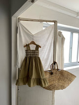 Elan Hand-Smocked Dress