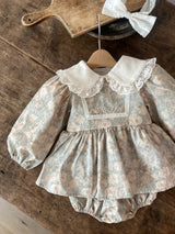 AN Vintage Floral Dress Romper