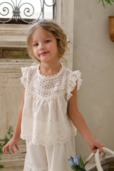 Mio Blouse & Pants Set_ Cream
