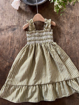 Elan Hand-Smocked Dress