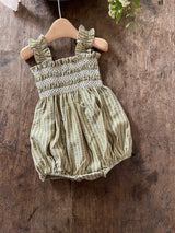 Elan Hand-Smocked Romper