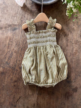 Elan Hand-Smocked Romper