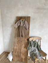 Button Suspender Pants _ 2 Colours
