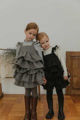 Lily Blouse & Skirt Set _Black