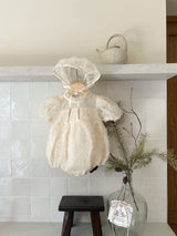 Rosely Tulle Romper _Pink