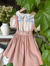Brisa Embroidered Suspender Skirt