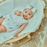 Tulip Embroidery Romper