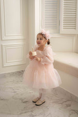Rose Cloud Organza Dress