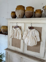 Pearl Cotton Romper_Cream