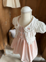 Garden Bloom Eyelet Suspender Dress