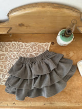 Lily Blouse & Skirt Set _Grey