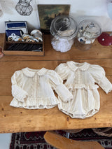 Pearl Cotton Romper_Cream
