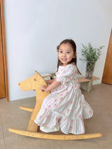 Antoinette Floral Stripe Dress