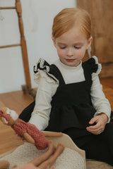Lily Blouse & Skirt Set _Black
