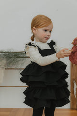 Lily Blouse & Skirt Set _Black