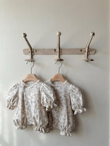 Monbebe Tiny Floral Glory Suit from Newborn Size _Beige