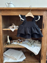 Lily Blouse & Skirt Set _Black