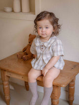 Elly Check Romper_2 Colours