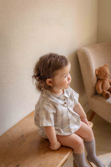 Elly Check Romper_2 Colours