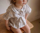 Elly Check Romper_2 Colours