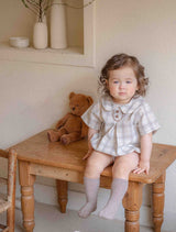 Elly Check Romper_2 Colours