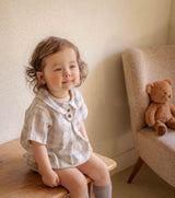 Elly Check Romper_2 Colours