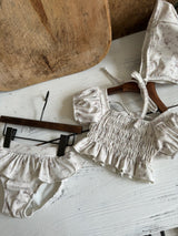 Floral Swimsuit & Bonnet Set _2 Colours