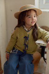 Amelie Pointelle Knit Cardigan