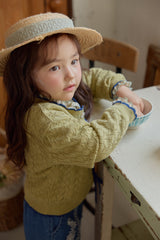 Amelie Pointelle Knit Cardigan