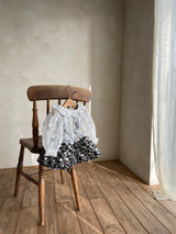 Daisy Wild Suspender Skirt Bloomer _Black